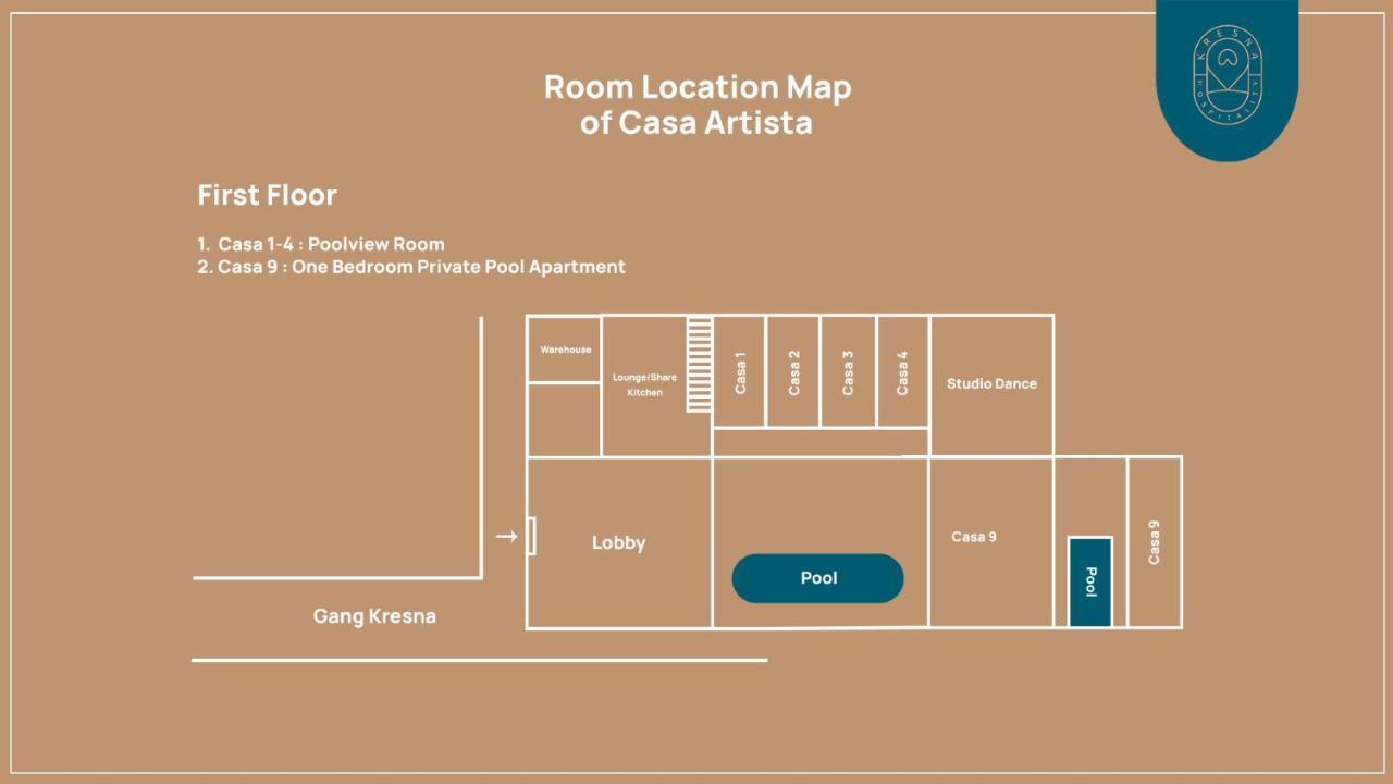 Casa Artista By Kresna Hospitality Hotel Seminyak Eksteriør billede